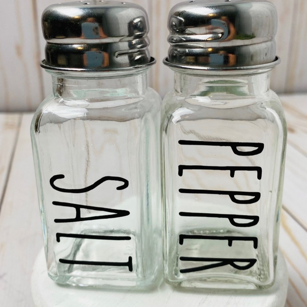 Rae Dunn Inspired Salt & Pepper Shaker Set